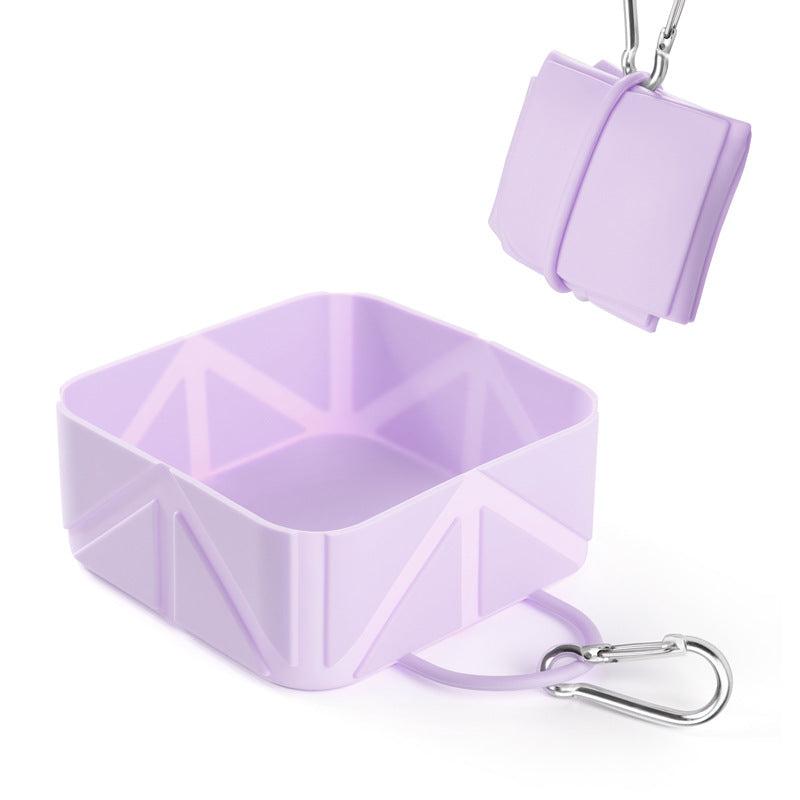Pop-Square Travel Bowl