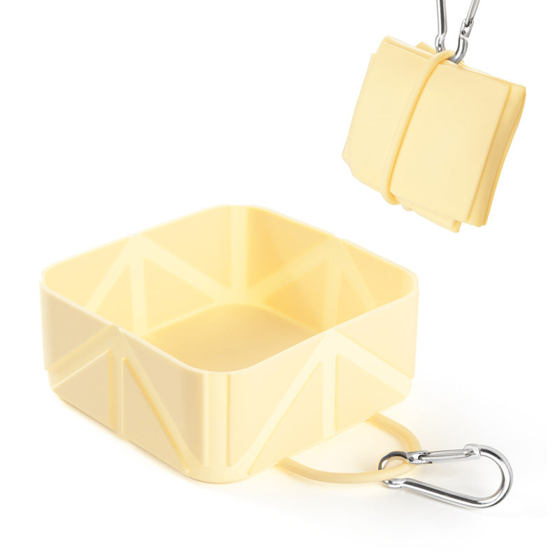 Pop-Square Travel Bowl