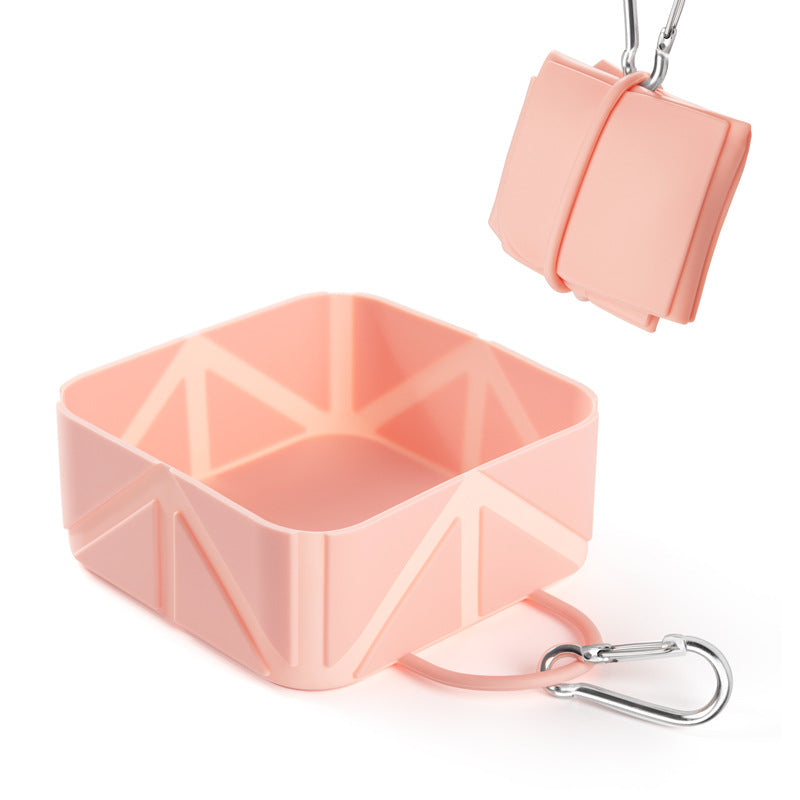 Pop-Square Travel Bowl