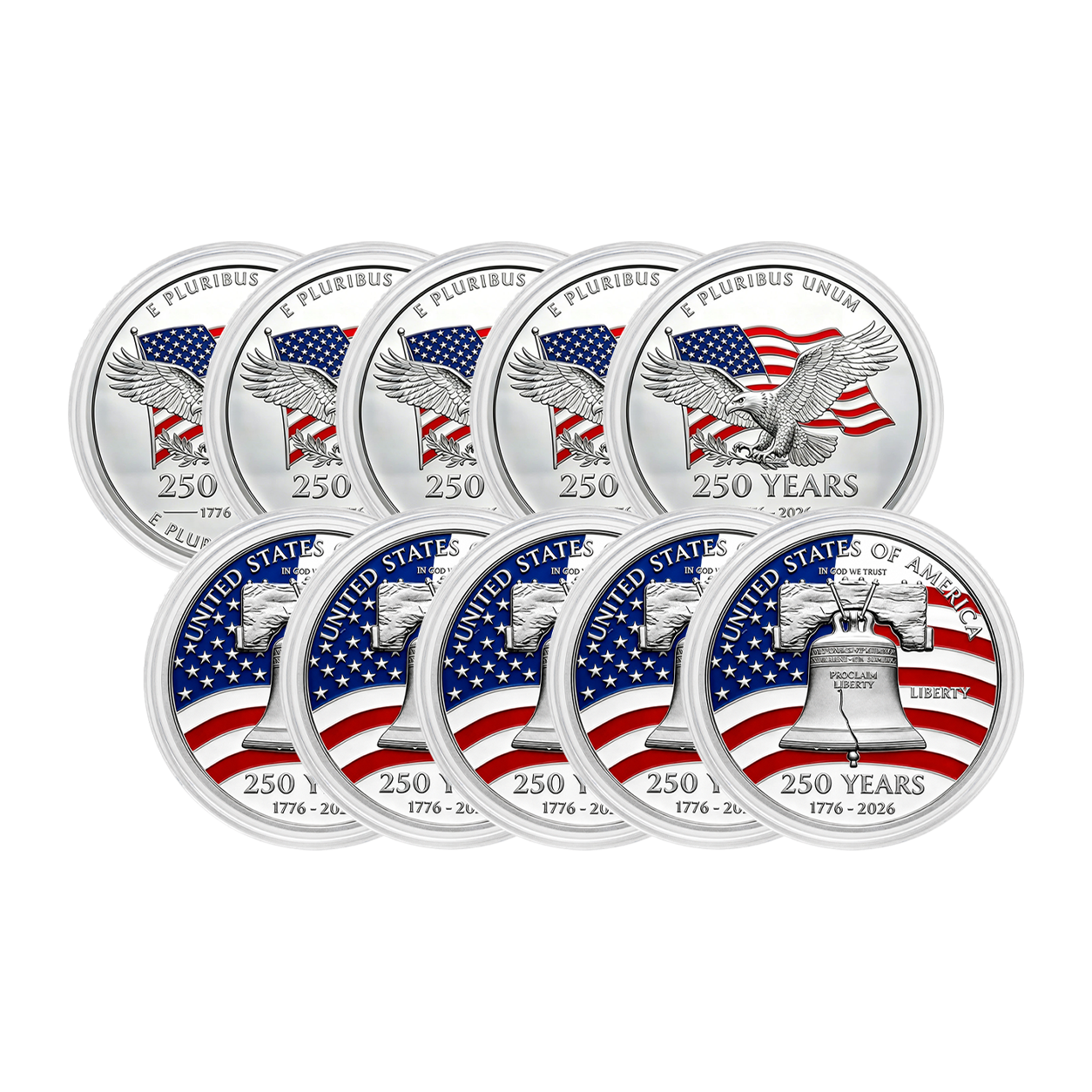 America 250 10 coin pack
